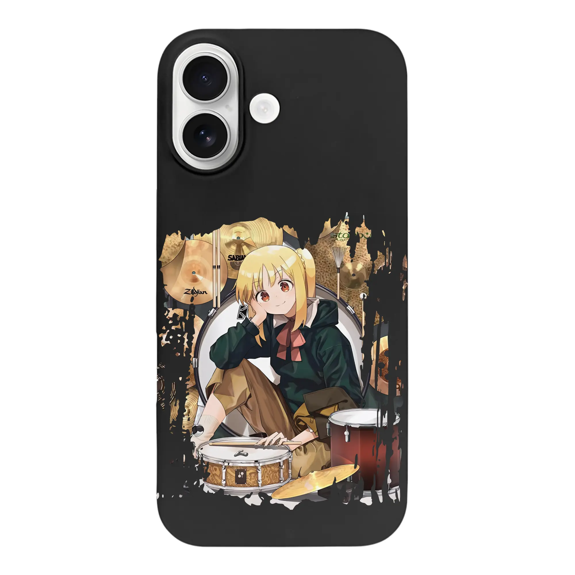 ぼっちざろっく！ グッズ,伊地知虹夏 - iPhone 17 シリーズ シリコンケース 薄型 耐衝撃 指紋防止 ソフトタッチカバー 精密フィット 傷防止 保護ケース iPhone 17/17 Air/17 Pro/17 Pro Max 対応